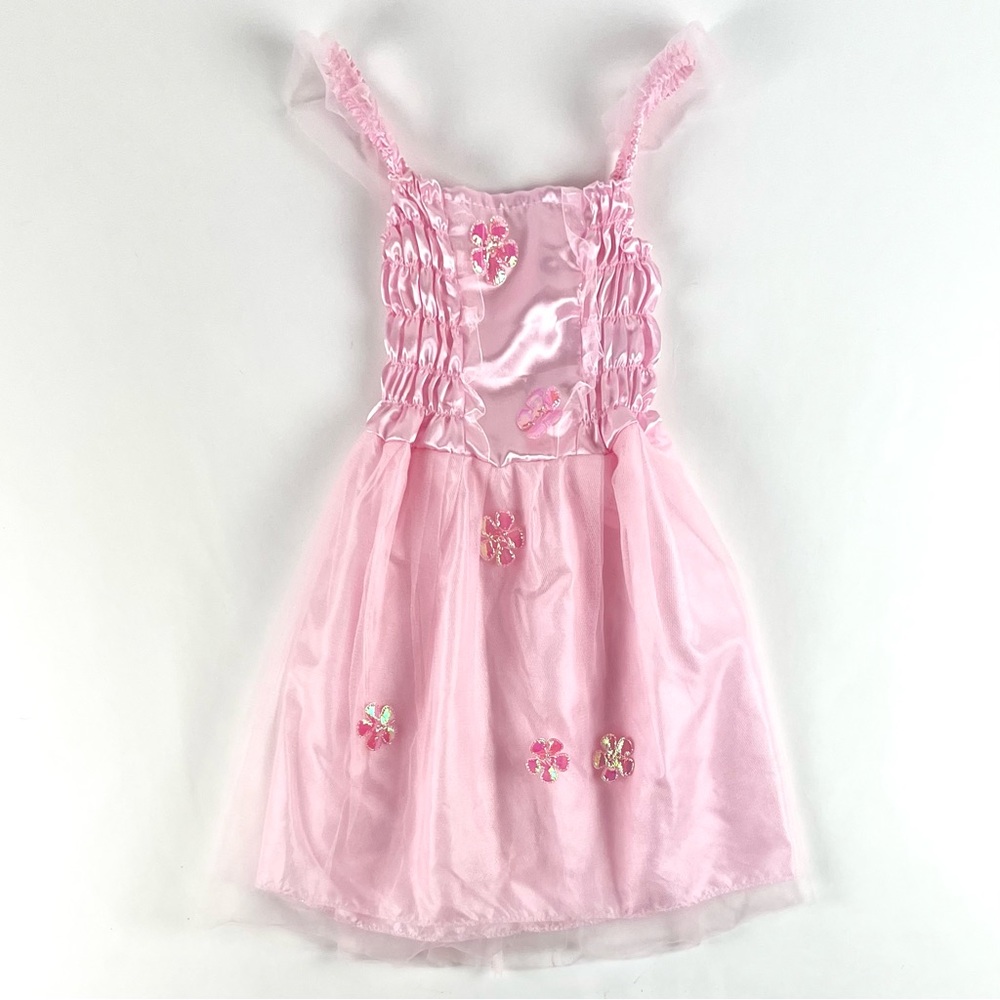 Princess Expressions Girls Pink Smocked Poofy Dress